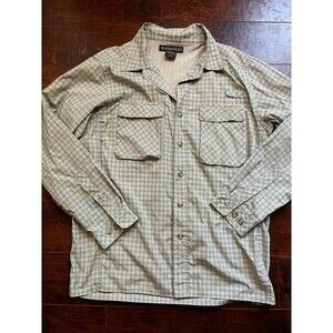 Exfficio Mens Button Down Long Sleeve Shirt Sz M